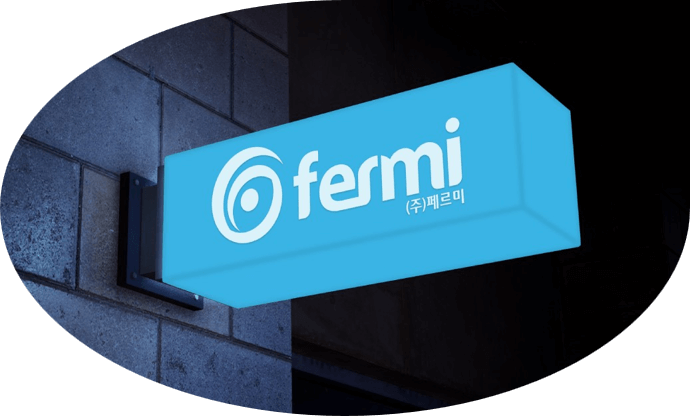 페르미(Fermi Co., Ltd.) 로고 sign